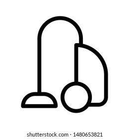 vaccum thin line vector icon