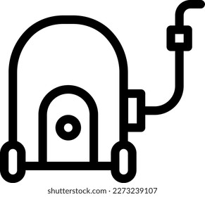 ilustración de vaccum Vector en un fondo transparente. Símbolos de calidad superior. Iconos vectoriales de línea delgada para el diseño de conceptos y gráficos.