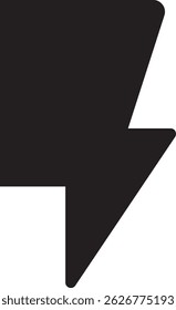 Vacktor and black charge icon design 