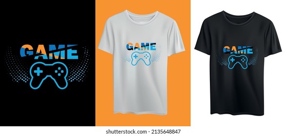 vactor gaming tshirt print design