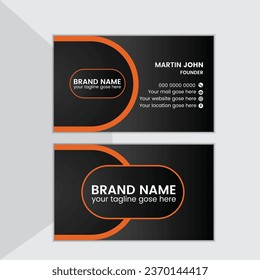 
Vactor Modern corporate business card design template