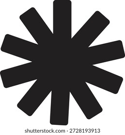 Un diseño de ilustrador de estallido estelar de vector