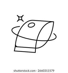 Vacuum Bag icon with white background vector stock illustration