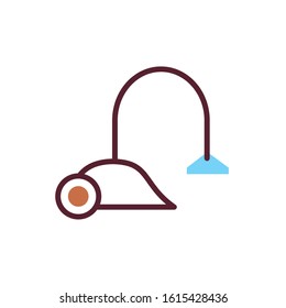 Vacuum cleaner appliance isolated icon vector illustration design
