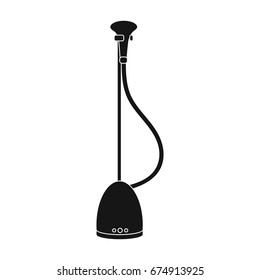 Vacuum cleaner for cleaning. Dry cleaning single icon in black style vector symbol stock illustration web.