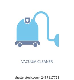 vacuum cleaner concept line icon. Simple element illustration. vacuum cleaner concept outline symbol design.