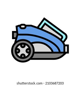 vacuum cleaner domestic clean equipment color icon vector. vacuum cleaner domestic clean equipment sign. isolated symbol illustration