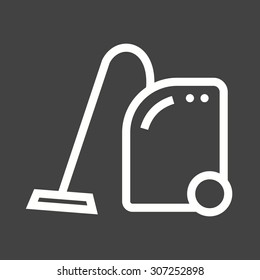 Vacuum, cleaner, dust icon vector image.Can also be used for home electronics and appliances. Suitable for mobile apps, web apps and print media.