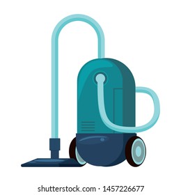 Vacuum cleaner equipment isolated symbol vector illustration graphic design.