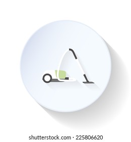 Vacuum cleaner flat icon