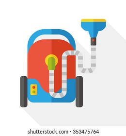 Vacuum cleaner flat icon