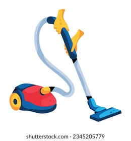 Vacuum cleaner flat icon is up for premium use 