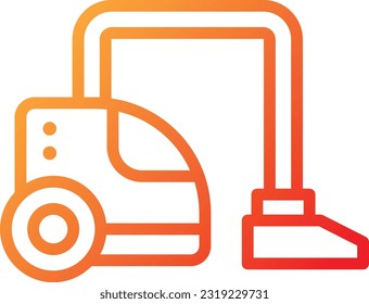 Vacuum Cleaner Gradient Icon, Vector Icon