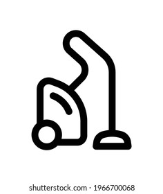Vacuum cleaner. Hoover for cleaning vector icon.