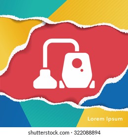 Vacuum cleaner icon