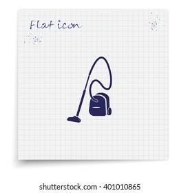 Vacuum cleaner icon.