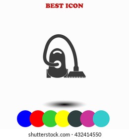 Vacuum cleaner icon. 