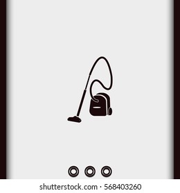 Vacuum cleaner icon.