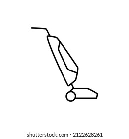 Vacuum cleaner Icon in black line style icon, style isolated on white background