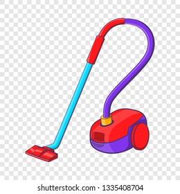 Vacuum cleaner icon in cartoon style isolated on background for any web design 