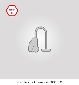vacuum cleaner icon for cleaning the house
