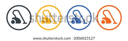 Vacuum cleaner icon from cleaning machine collection.