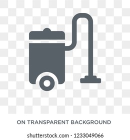 Vacuum cleaner icon. Vacuum cleaner design concept from Electronic devices collection. Simple element vector illustration on transparent background.