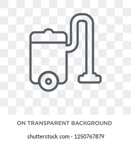 Vacuum cleaner icon. Vacuum cleaner design concept from Electronic devices collection. Simple element vector illustration on transparent background.