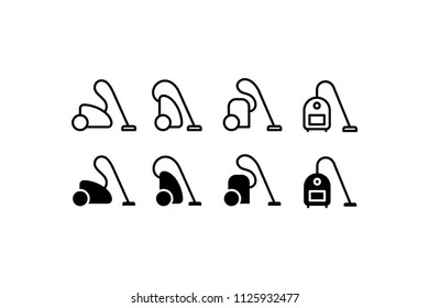 Vacuum Cleaner Icon Design Vector Symbol Hoover