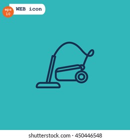 Vacuum cleaner Icon Flat.