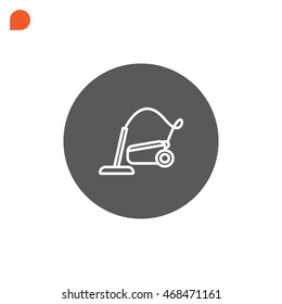 Vacuum cleaner Icon Flat.