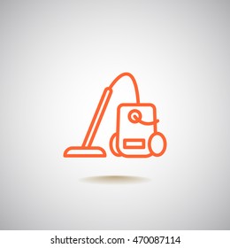 Vacuum cleaner Icon Flat.