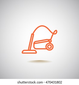 Vacuum cleaner Icon Flat.