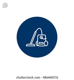 Vacuum cleaner Icon Flat.
