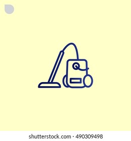 Vacuum cleaner Icon Flat.