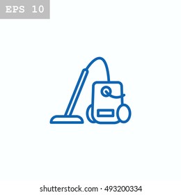 Vacuum cleaner Icon Flat.