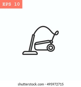 Vacuum cleaner Icon Flat.