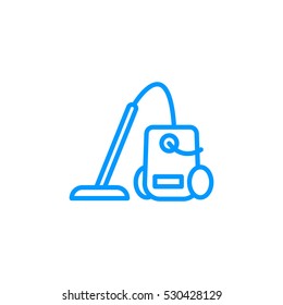 Vacuum cleaner Icon Flat.