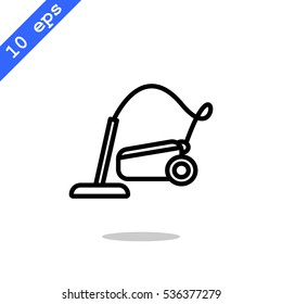 Vacuum cleaner Icon Flat.