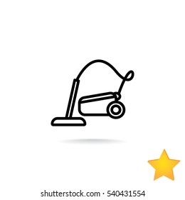 Vacuum cleaner Icon Flat.