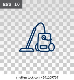 Vacuum cleaner Icon Flat.