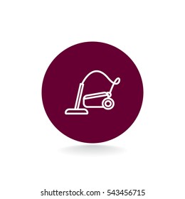 Vacuum cleaner Icon Flat.