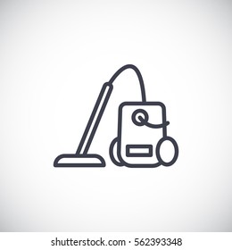 Vacuum cleaner Icon Flat.