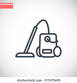 Vacuum cleaner Icon Flat.