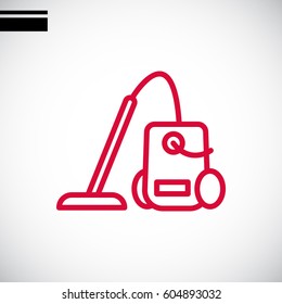 Vacuum cleaner Icon Flat.