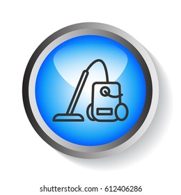 Vacuum cleaner Icon Flat.