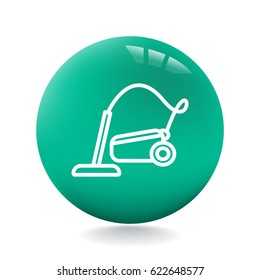 Vacuum cleaner Icon Flat.