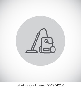 Vacuum cleaner Icon Flat.