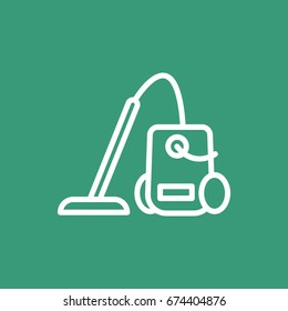 Vacuum cleaner Icon Flat.