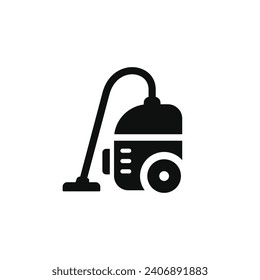 Vacuum cleaner icon isolated on white background